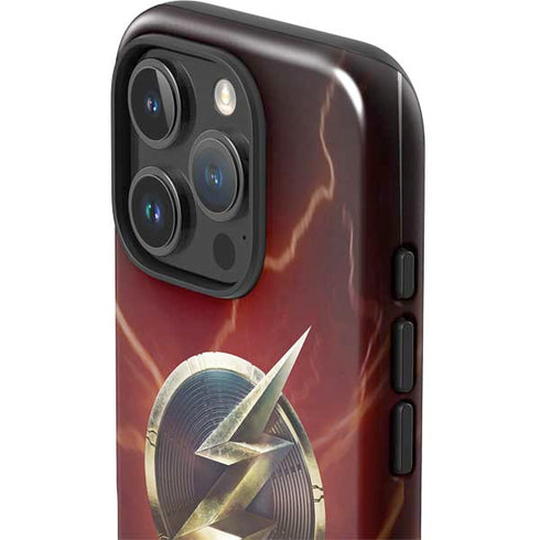 DC Comics The Flash Movie: Logo Poster iPhone 16 Pro Impact Case